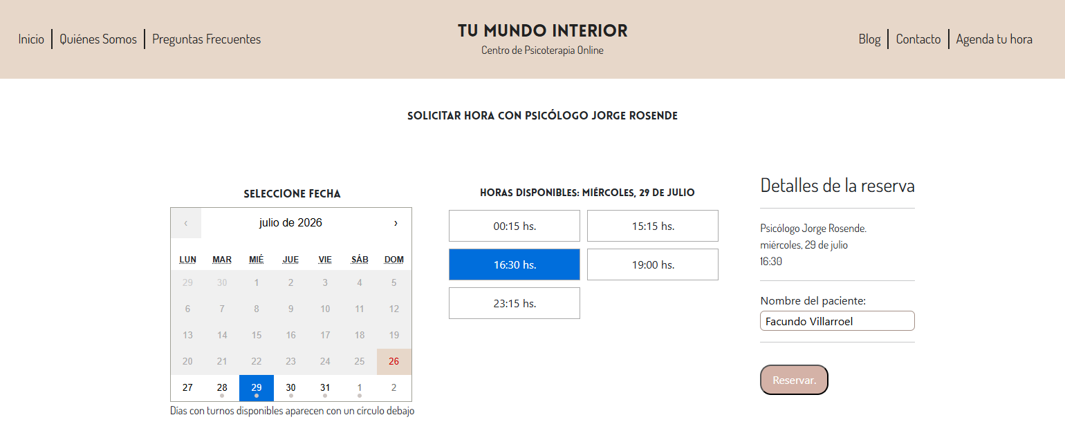 Tu Mundo Interior